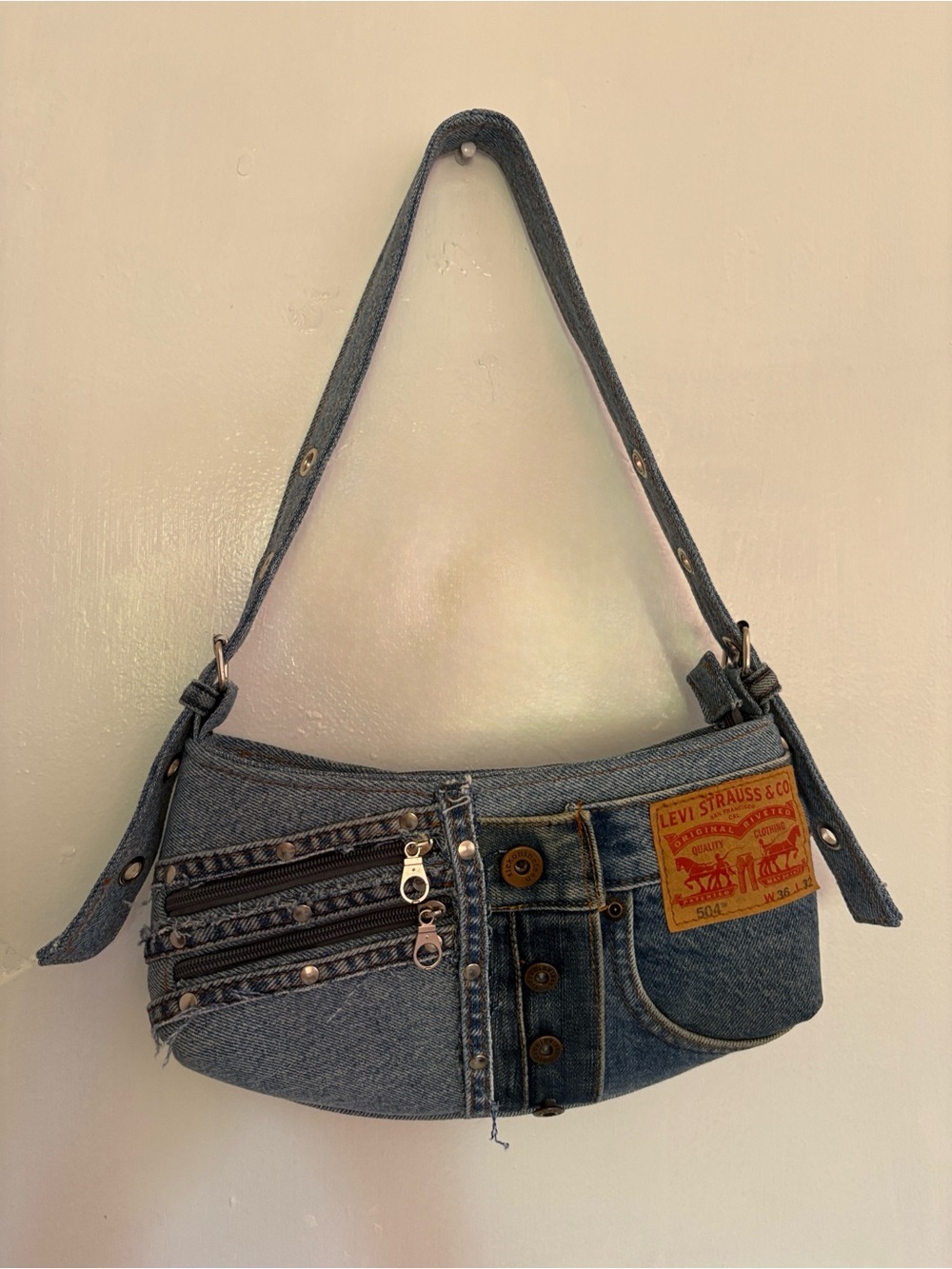 Levi's Handmade Two-Tone Denim Shoulder Bag